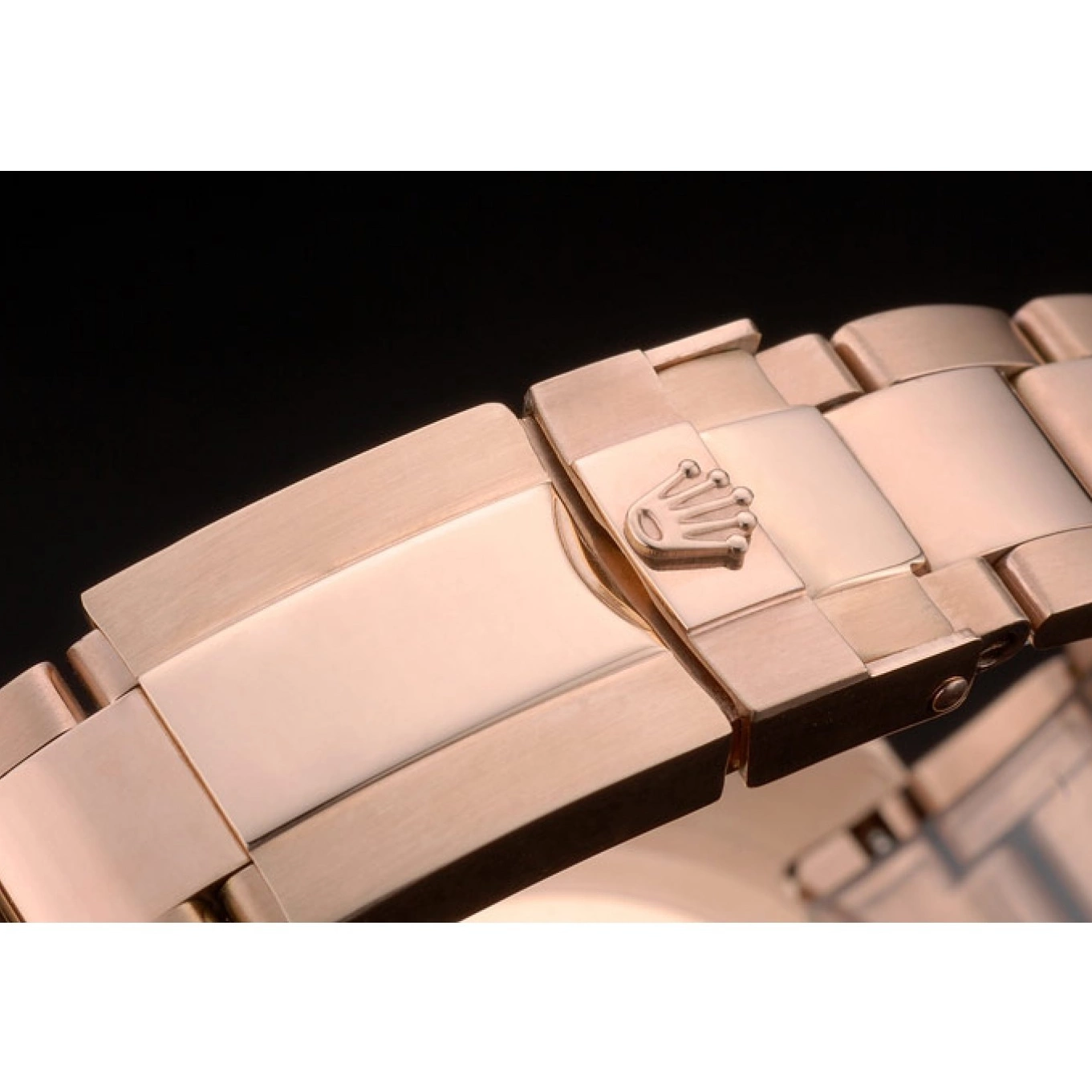 AAA Replica Watches Plated Gold Gold Rose Rolex 80244 Strap Ion Daytona Rose Tachymeter Dial 0814